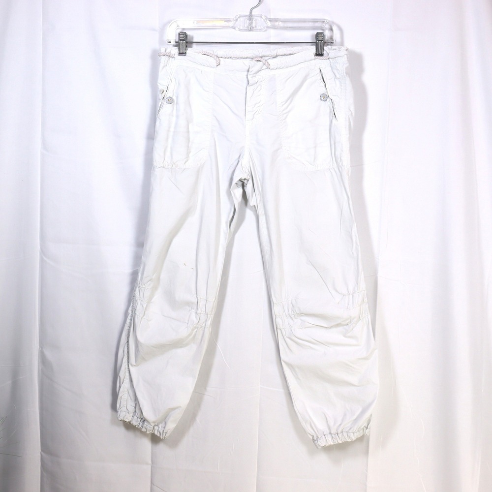 Gap Cargo Pants 32 Light Khaki Womens Ruched Utility Jogger Size 6‎